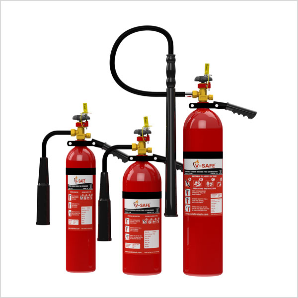 Portable Carbon Dioxide Fire Extinguisher - Cartridge Pressure Type