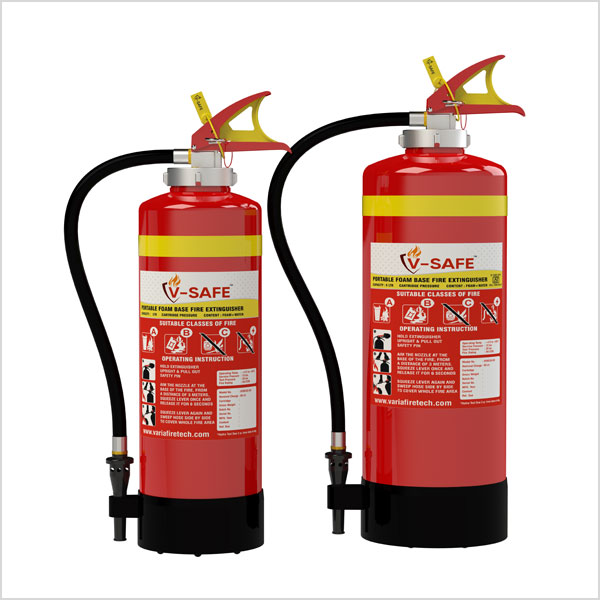Portable Foam Base Fire Extinguisher - Cartridge Pressure Type