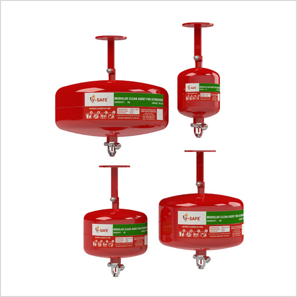 Modular Clean Agent Fire Extinguisher