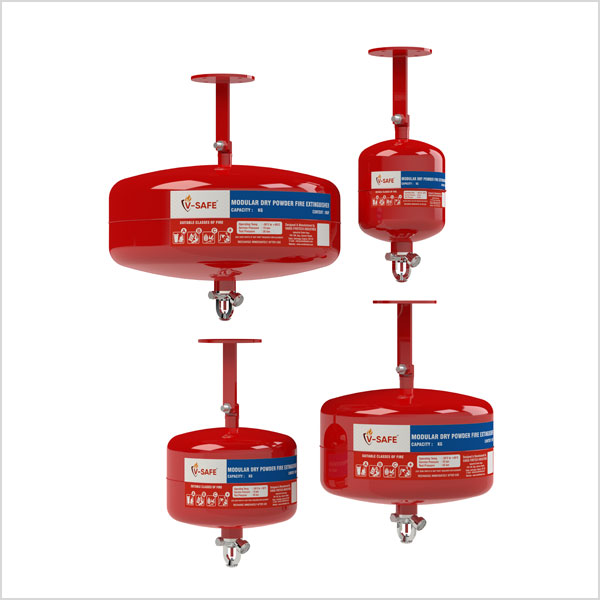 Modular Dry Powder Fire Extinguisher - Stored Pressure Type