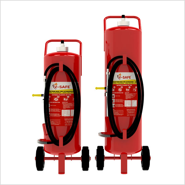 Wheeled Foam Base Fire Extinguisher